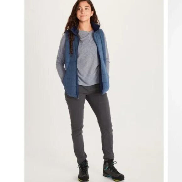 Marmot Women's Visita Insulated Vest Artic Navy Heather Blue Size Small - Picture 2 of 11